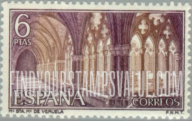 FindYourStampsValue: Santa Maria de Veruela Monastery: Inside view