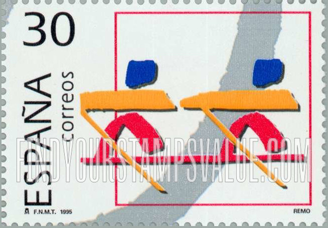 FindYourStampsValue: Olympic Venue Type of 1994: Two-man rowing