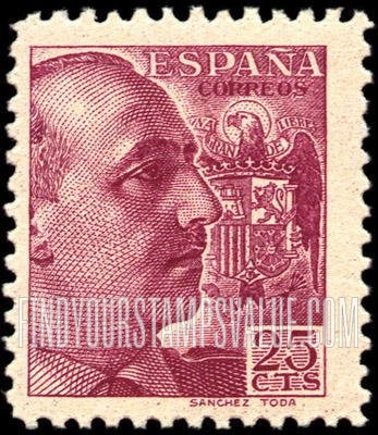 FindYourStampsValue: Gen. Francisco Franco