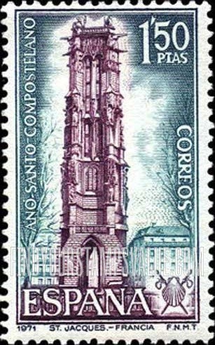 FindYourStampsValue: Tower of St. Jacques, Paris