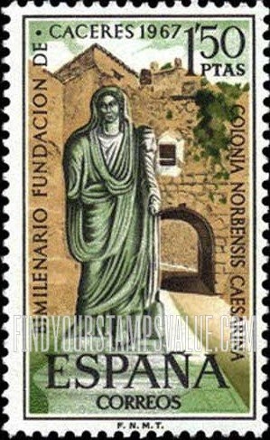FindYourStampsValue: Roman Statue and Gate