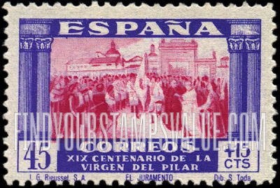 FindYourStampsValue: Semi-Postal: Oath of the Besieged