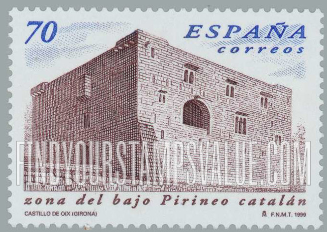 FindYourStampsValue: Oix Castle, Lower Pyrenees