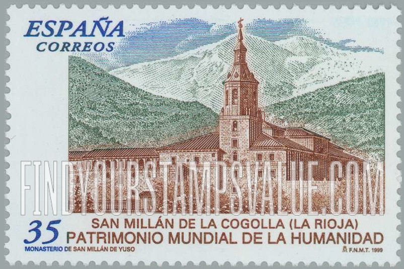 FindYourStampsValue: World Heritage Sites: San Millán de Yuso Monastery