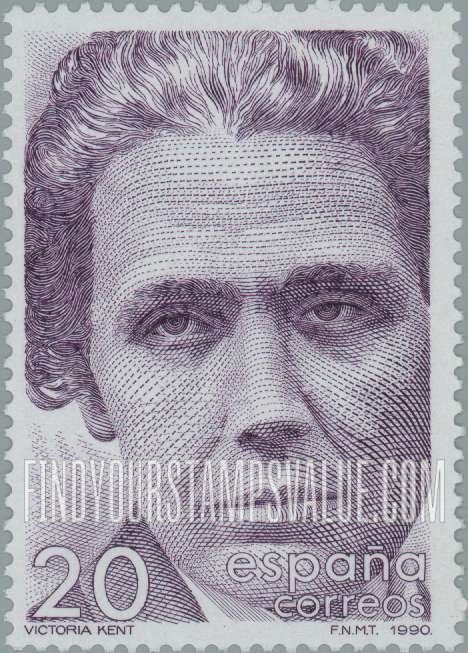 FindYourStampsValue: Victoria Kent (1897-1987), prisons directer, reformer