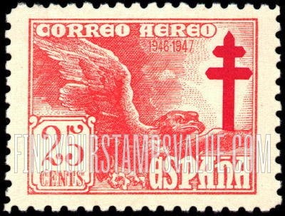 FindYourStampsValue: Postal Tax Air Post: Tuberculosis Fund, Eagle