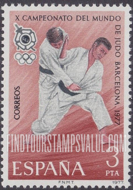 FindYourStampsValue: Judo, Games Emblem