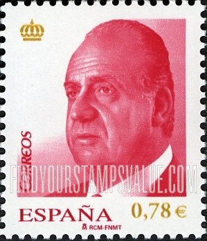 FindYourStampsValue: King Juan Carlos Type of 2007