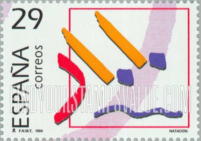 FindYourStampsValue: Olympic Venues: Swimming