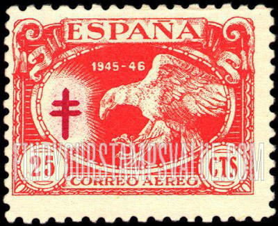 FindYourStampsValue: Postal Tax Air Post: Tuberculosis Fund, Lorraine Cross and Eagle