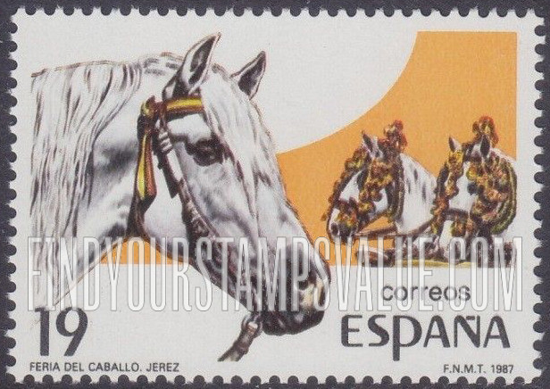 FindYourStampsValue: Horse Fair, Jerez de La Frontera