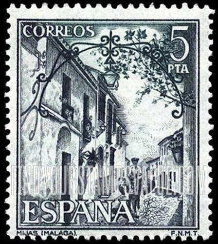 FindYourStampsValue: Tourism: Street, Mijas, Malaga