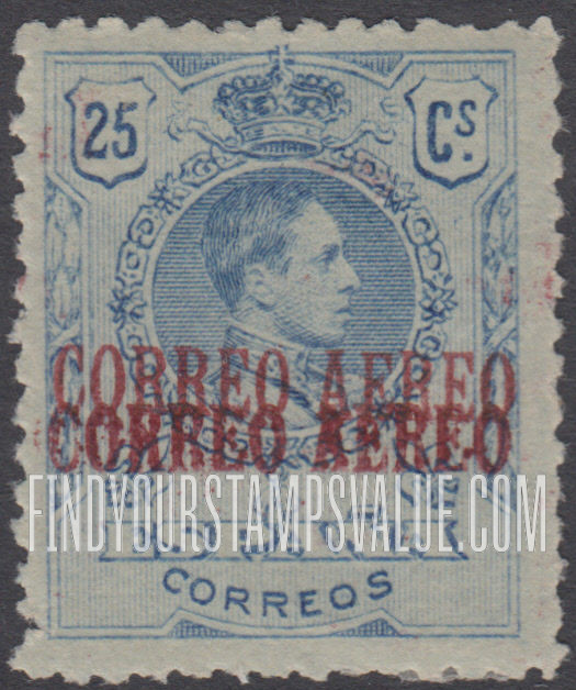 FindYourStampsValue: Air Post: Alfonso XIII