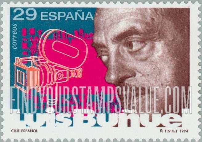 FindYourStampsValue: Spanish Film Industry: Luis Bunuel (1900-83), director