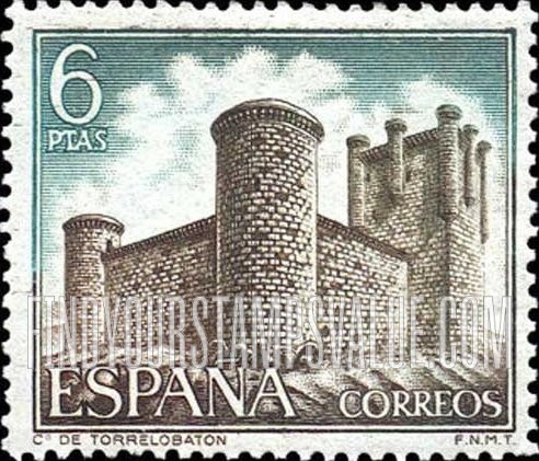 FindYourStampsValue: Castles: Torrelobaton, Valladolid