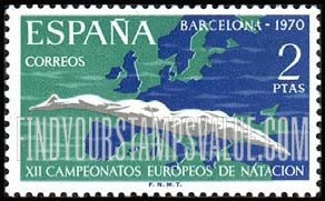 FindYourStampsValue: Diver and Map of Europe