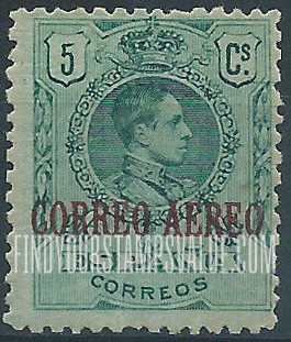 FindYourStampsValue: Air Post: Alfonso XIII