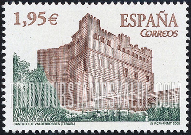 FindYourStampsValue: Castles: Valderrobres Castle