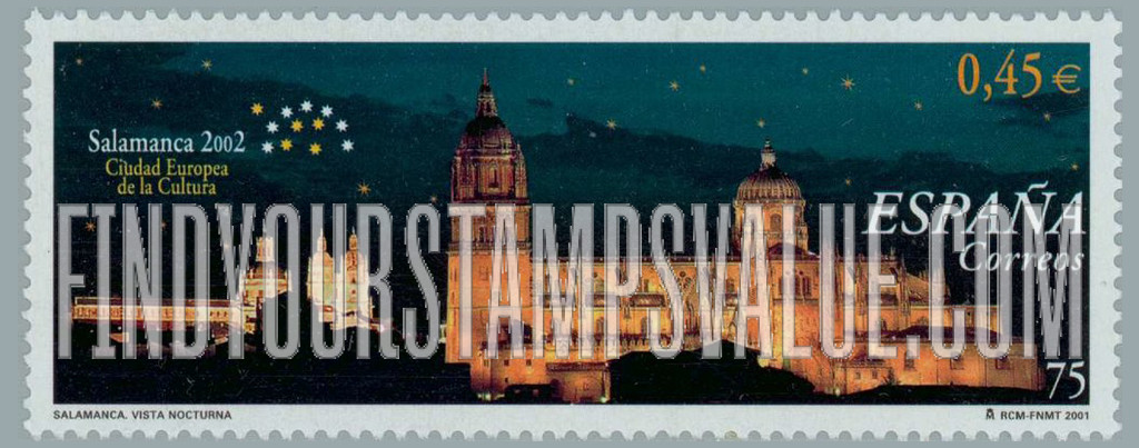 FindYourStampsValue: Salamanca, European City of Culture: Illustration reduced