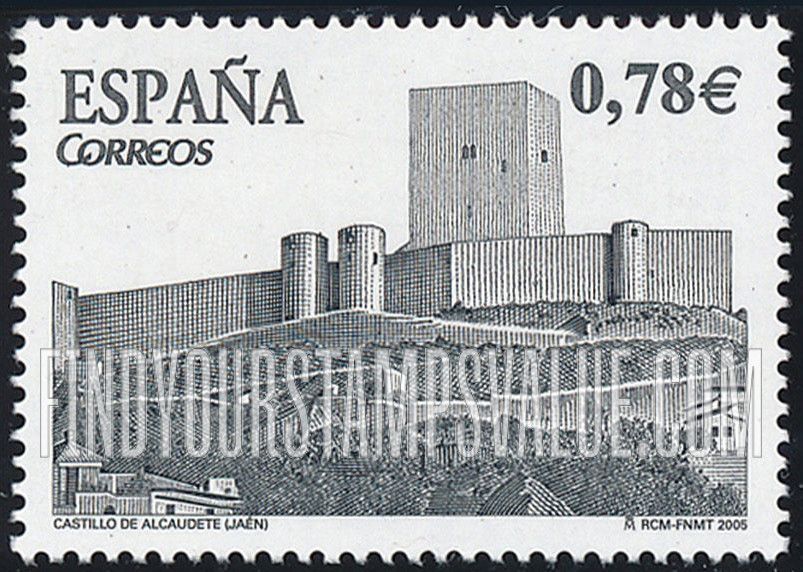 FindYourStampsValue: Castles: Alcaudete Castle