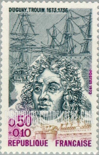 FindYourStampsValue: SEMI-POSTAL - René Duguay-Trouin (1673-1736), naval comander