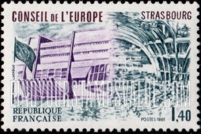 FindYourStampsValue: OFFICIAL - New Council Headquarters, Strasbourg