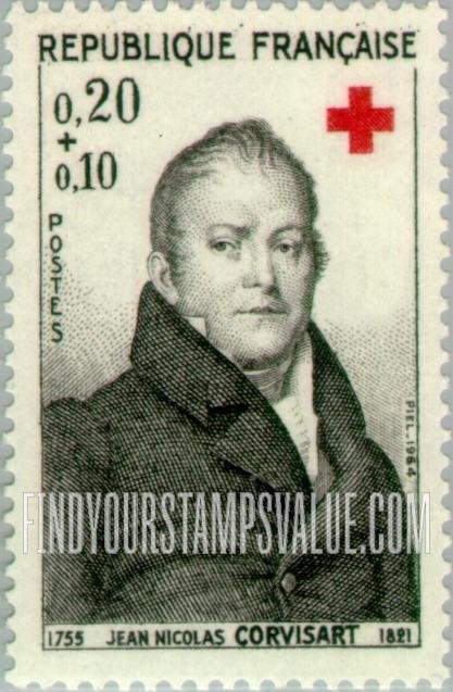 FindYourStampsValue: SEMI-POSTAL - Jean Nicolas Corvisart