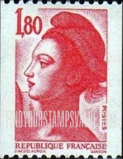 FindYourStampsValue: Liberty, after Delacroix