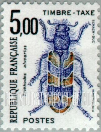 FindYourStampsValue: POSTAGE DUE - Trichodes alvearius