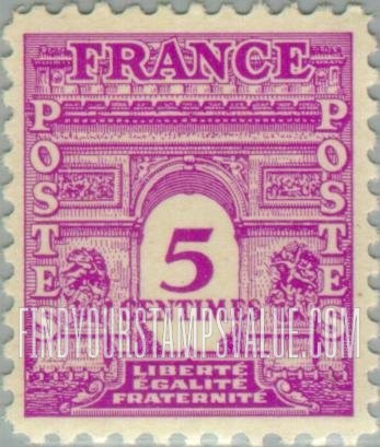 FindYourStampsValue: Arc de Triomphe