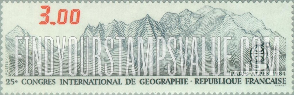 FindYourStampsValue: 25th International Geography Congress, Paris: Alps