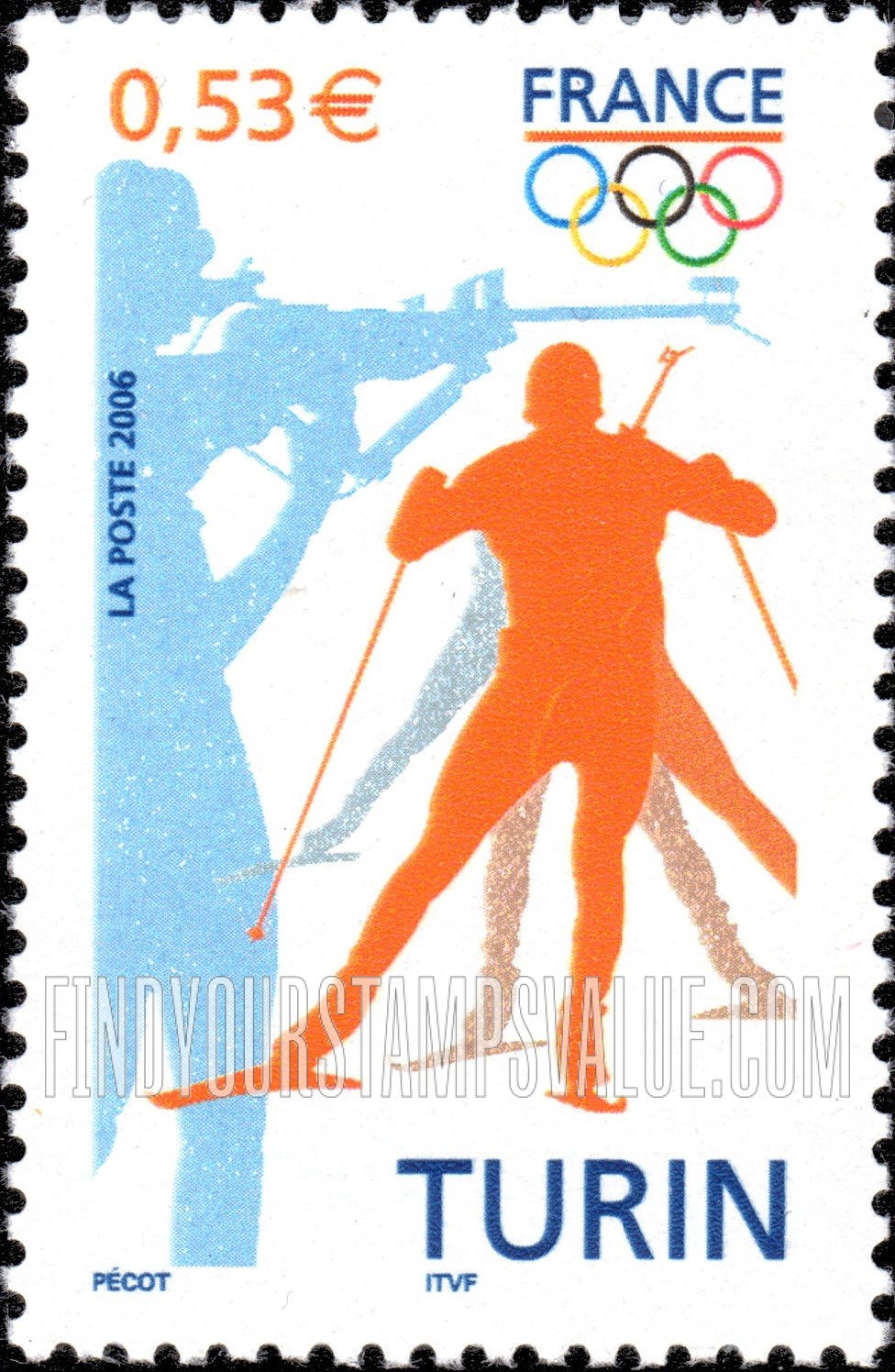 FindYourStampsValue: 2006 Winter Olympics, Turin