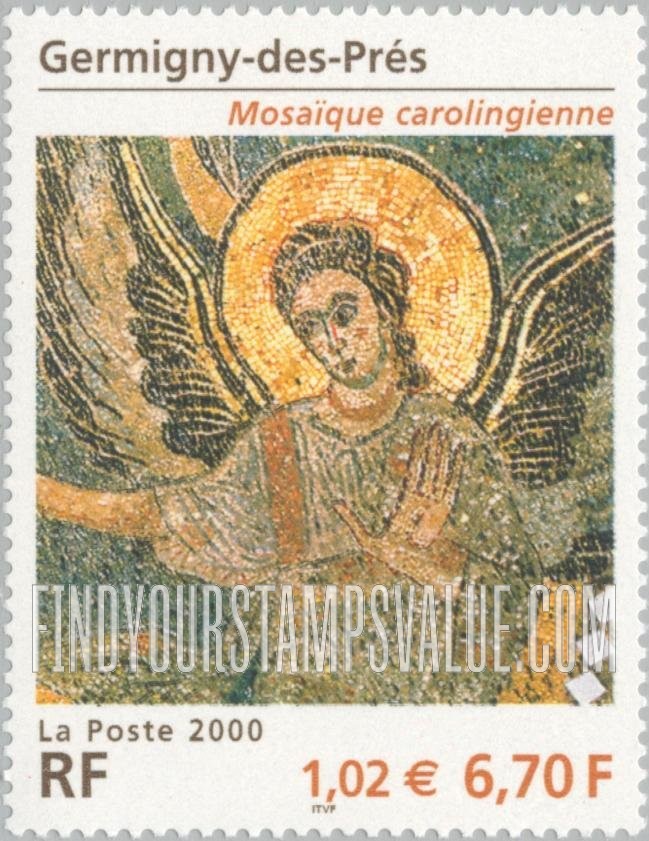FindYourStampsValue: Art Series: Carolingian Mosaic, Germigny-des-Prés