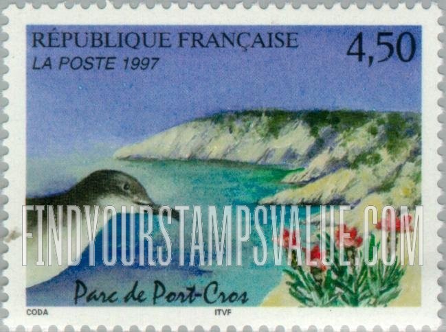 FindYourStampsValue: National Parks Type of 1996: Port-Cros Park