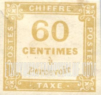 FindYourStampsValue: POSTAGE DUE - Numeral Value