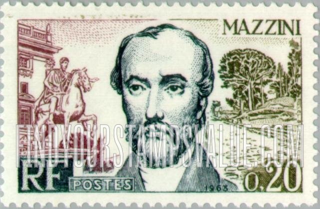 FindYourStampsValue: Giuseppe Mazzini, Marcus Aurelius statue & Via Appia, Rome