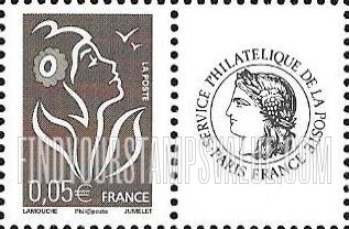 FindYourStampsValue: Marianne Type of 2005