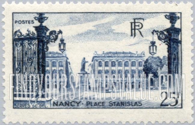 FindYourStampsValue: Stanislas Square, Nancy