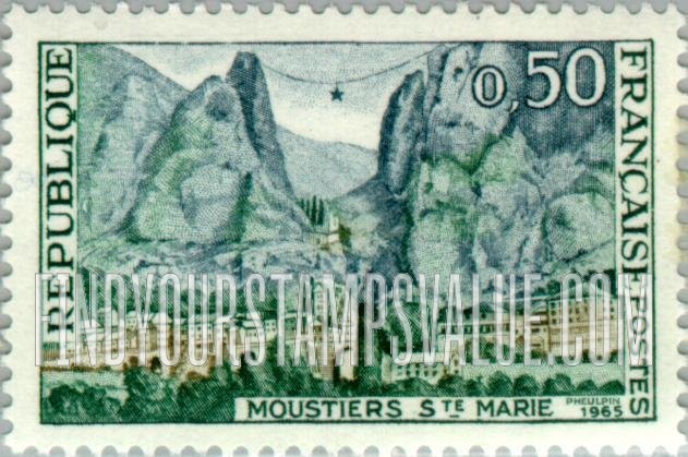 FindYourStampsValue: Moustiers-Sainte-Marie