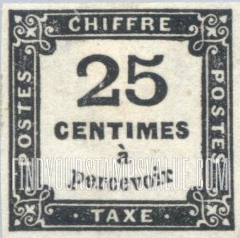 FindYourStampsValue: POSTAGE DUE - Numeral Value