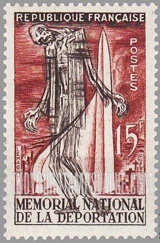 FindYourStampsValue: Concentration Camp Victim and Monument