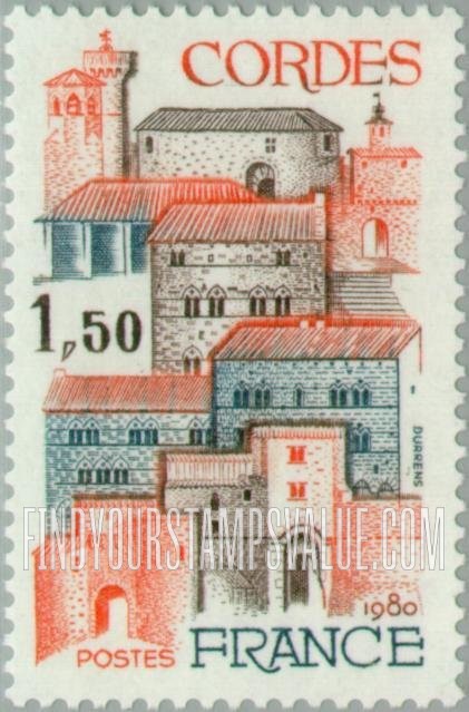 FindYourStampsValue: Tourist Issue: Cordes