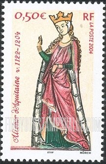 FindYourStampsValue: Queen Eleanor of Aquitaine (c. 1122-1204)