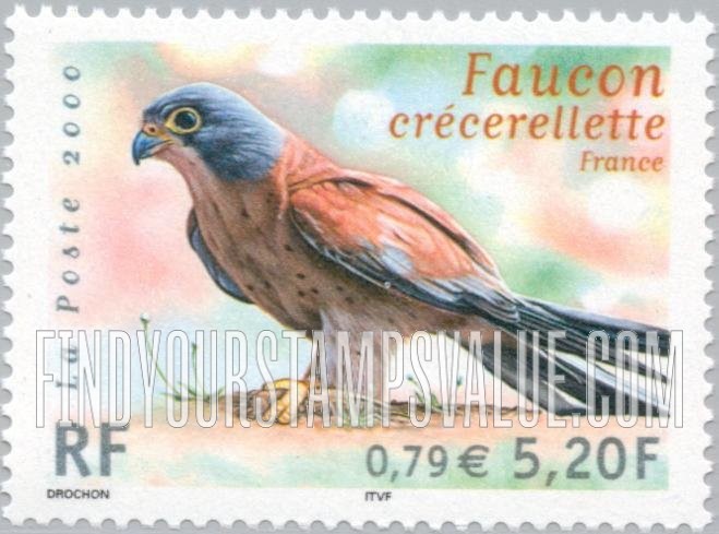FindYourStampsValue: Endangered Birds: Falcon