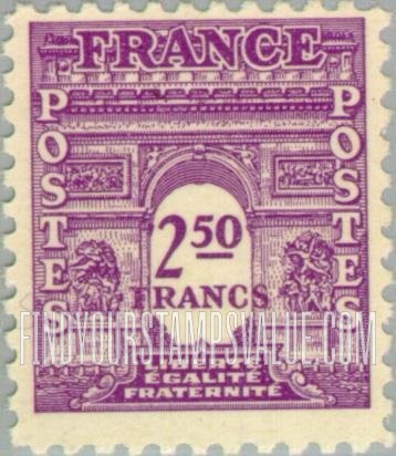 FindYourStampsValue: Arc de Triomphe