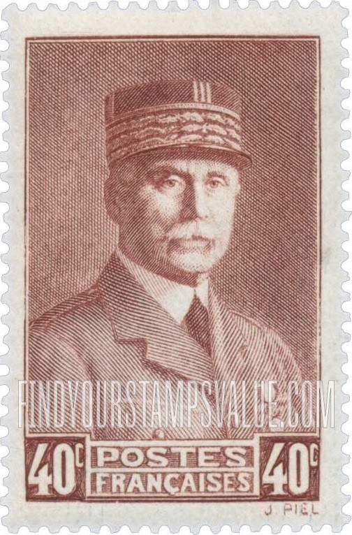 FindYourStampsValue: Marshal Pétain