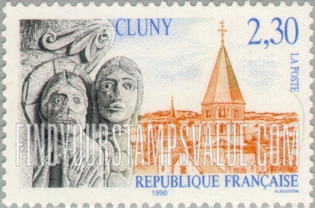 FindYourStampsValue: Tourism Series: Cluny
