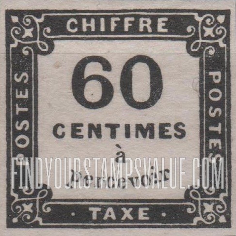 FindYourStampsValue: POSTAGE DUE - Numeral Value