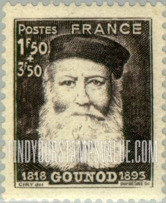 FindYourStampsValue: SEMI-POSTAL - Charles Gounod