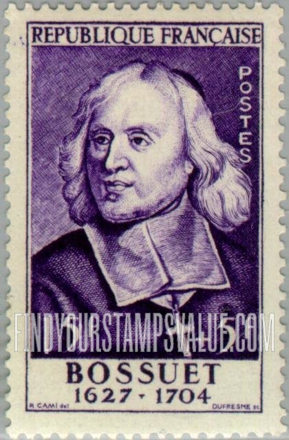 FindYourStampsValue: SEMI-POSTAL - Jacques Benigne Bossuet